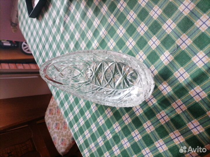 Салатник хрустальный большой