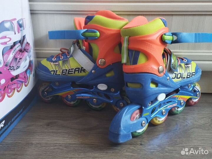 Коньки раздвижные роликовые