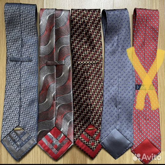 Kiton, Brioni, Louis Vuitton, Etro галстуки