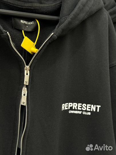 Зип худи represent