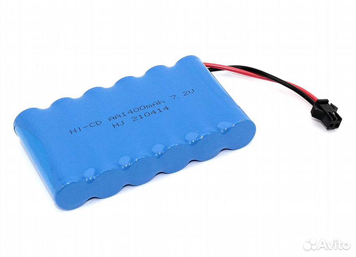 Аккумулятор Ni-Cd 7.2V 1400 mAh AA Flatpack разъем