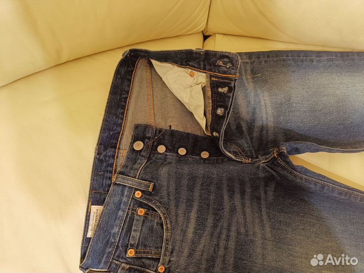 Джинсы Levis 501 новые оригинал размер W27 L30