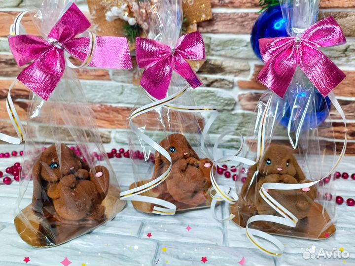 Мыло ручной работы Мишка, Зайка