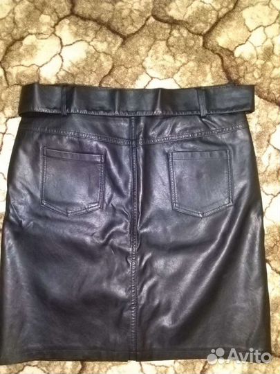 Юбка экокожа женская