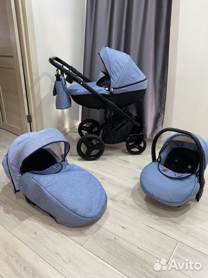 Коляска 3 в 1 верди мираж джинц
