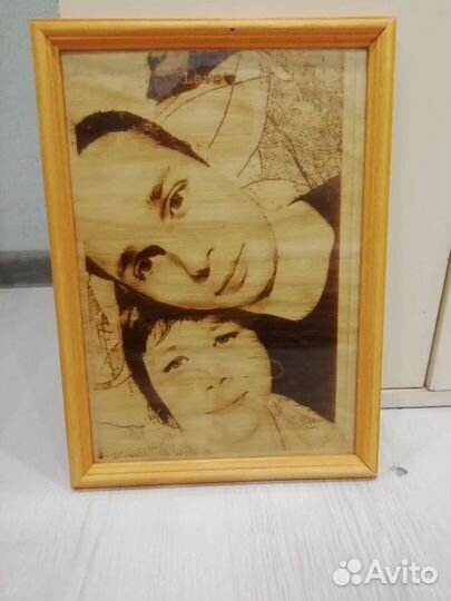 Выжженая картина в подарок