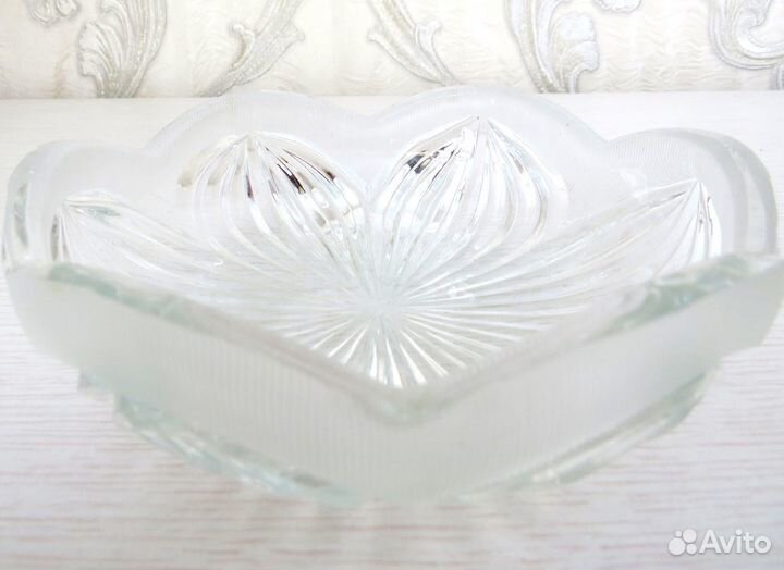 Салатник пепельница хрусталь СССР