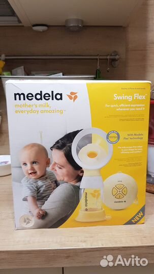 Молокоотсос medela электрический swing flex