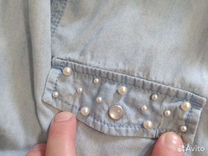 Джинсовая (облегченная) рубашка Acoola 164