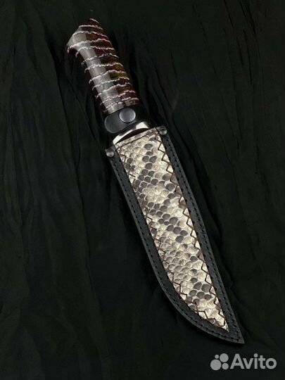 Нож Дамаск с Никелем