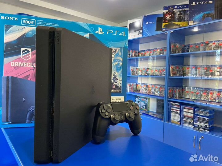 PS4 slim+700 игр+гарантия