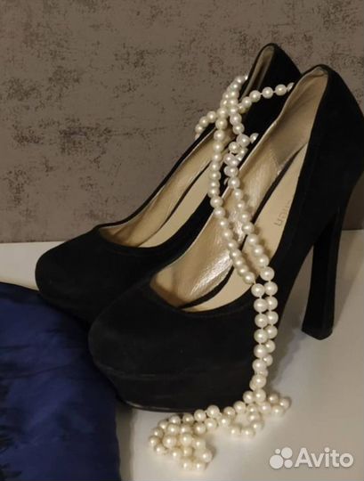 Туфли из натуральной замши 37