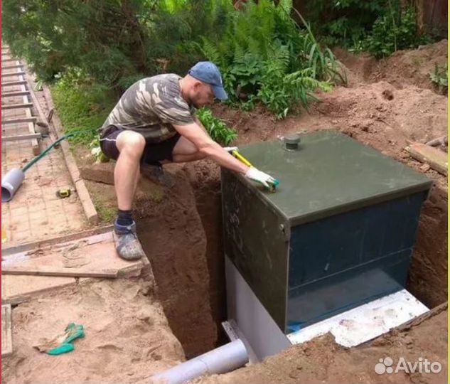 Септик без откачки от производителя + гарантия