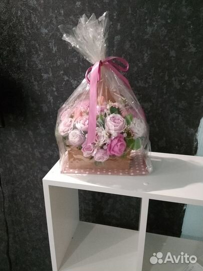 Букет цветы из мыла