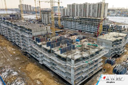 Ход строительства  ЖК «ЦДС Новые Горизонты» 2 квартал 2022