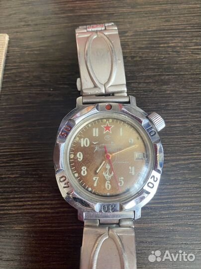 Часы. Командирские. Водонепроницаемые. СССР