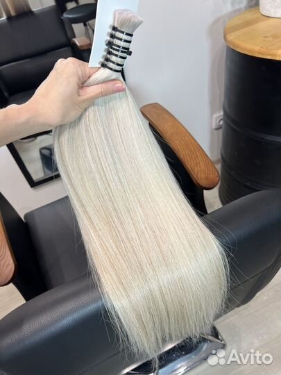 Волосы для наращивания 60см блонд