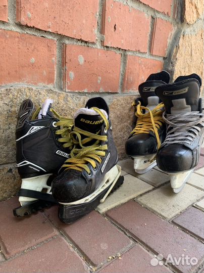 Хоккейные коньки детские Бауэр