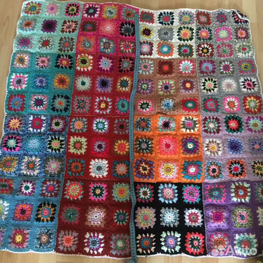 Вязаный плед