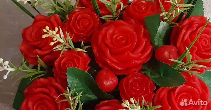 Мыльные розы букеты