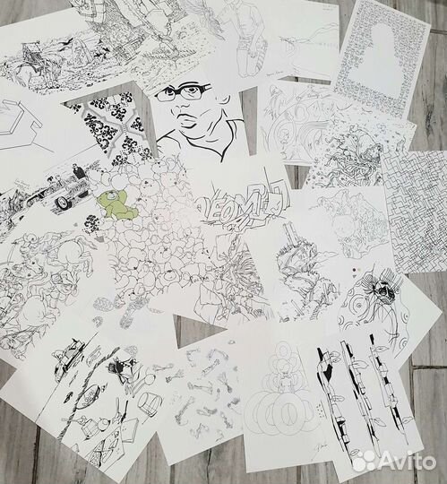 Раскраска для взрослых и детей эксклюзив