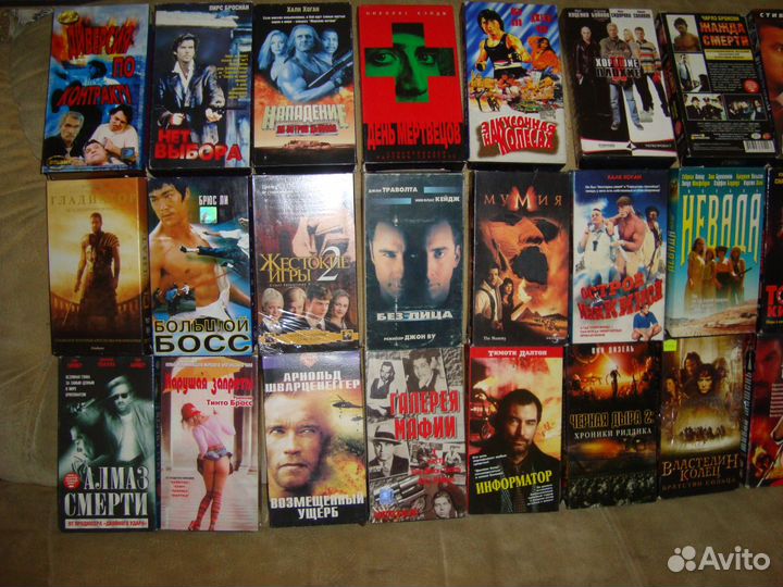 Видеокасеты подборка 60 шт