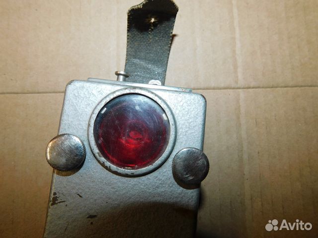 Старинный, сигнальный,карманный эл.фонарик жд СССР