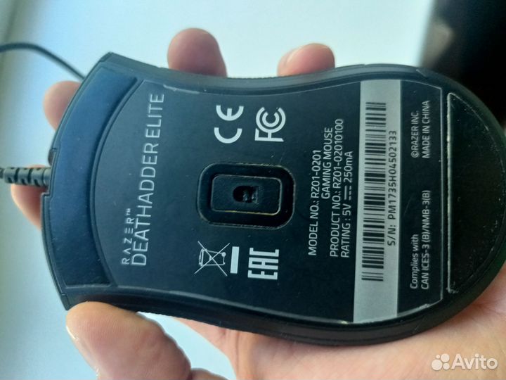 Мышь компьютерная razer deathadder elite