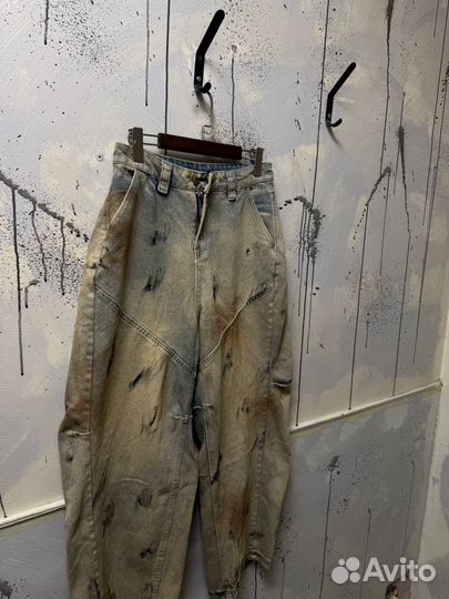 Джинсы People Style Beige-Black Heavy Оригинал