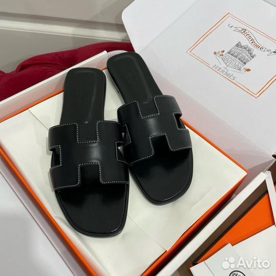 Шлепки hermes