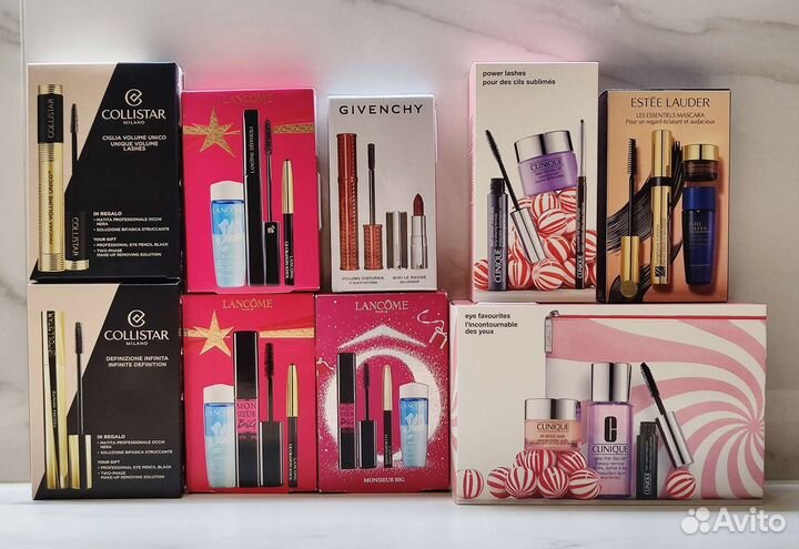 Набор с тушью clinique givenchy collistar