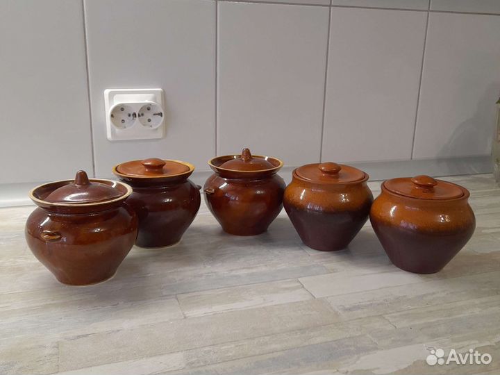 Горшок для запекания бу