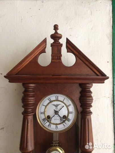 Старинные настенные часы, рабочие фмс