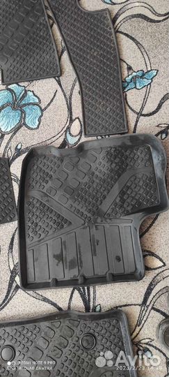 Автомобильные коврики ваз largus 7 мест