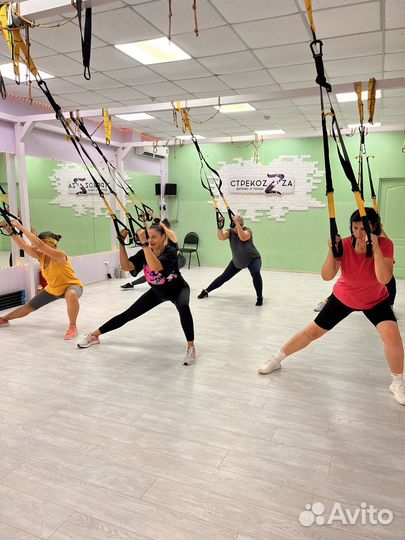 Тренировка с петлями TRX