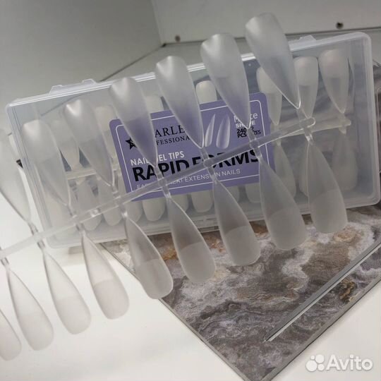 Гелевые типсы для наращивания Starlet