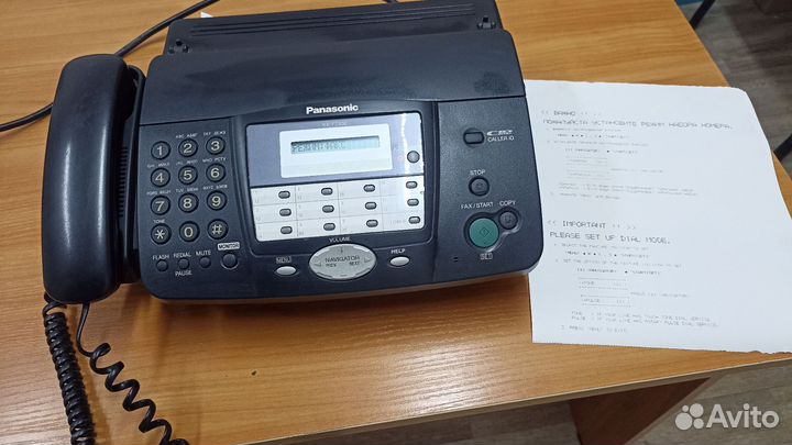 Принтер лазерный мфу и факс Panasonic