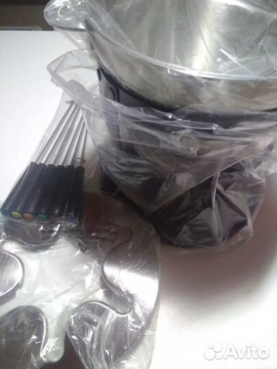 Фондю фондюшница для сыра шоколада набор посуда