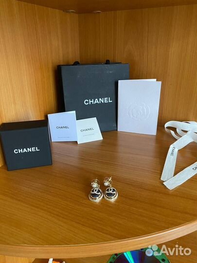 Серьги Chanel оригинал