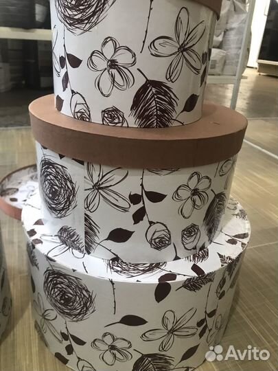 Коробка подарочная круглая