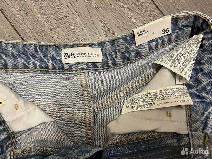 Шорты Zara mom 34