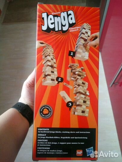 Игра новая Jenga (Дженга) оригинал от Hasbro