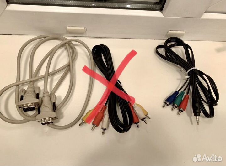 Набор: кабель и провода Rca, VGA, Yuv