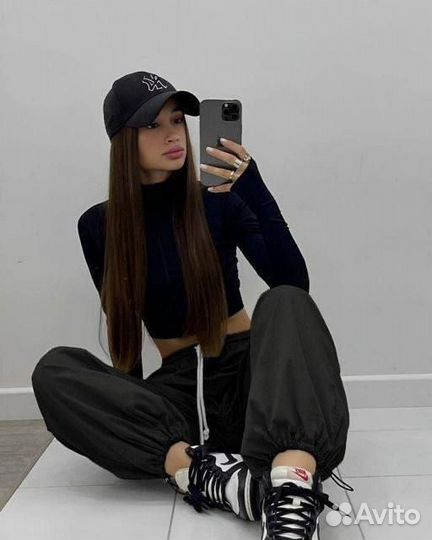 Брюки карго женские