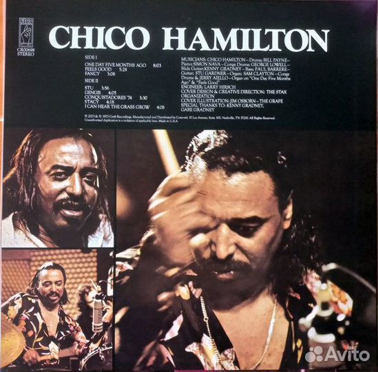 Виниловая пластинка Chico Hamilton - The Master (Coloured Vinyl LP)