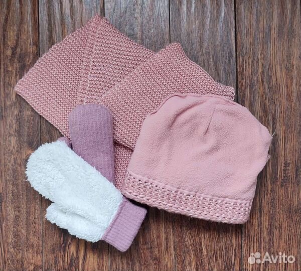 Комплект шапка и снуд женский