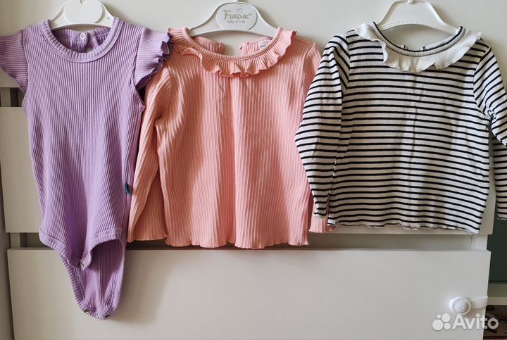 Вещи пакетом на девочку 74 80 86
