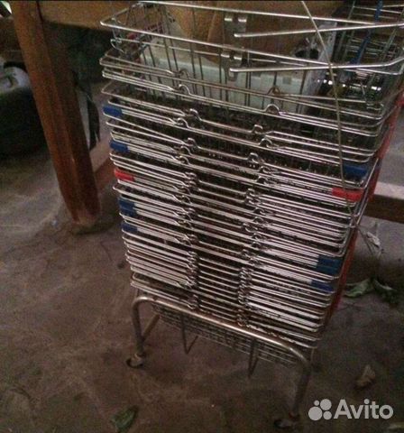 Корзина для товаров, подставка для корзин