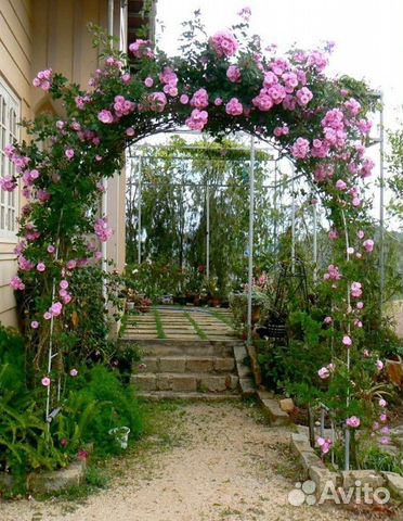 Арка садовая металлическая