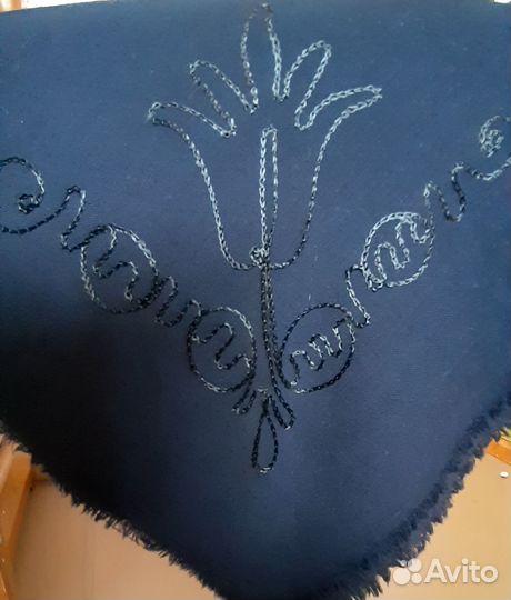 Платки Павловопосадские шерсть с вышивкой СССР